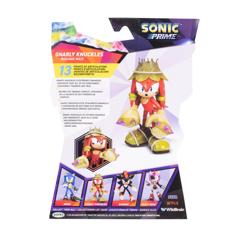 Sonic Prime 5" Articulated Action Figure - Knuckles The Dread - Image 4