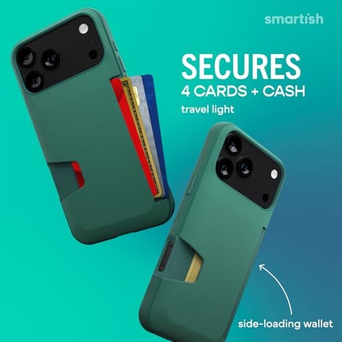 Smartish iPhone 17 Pro Max Wallet Case Wallet Slayer Vol 1 Slim Protective Credit Card Holder Drop Tested Hidden Credit Card Slot Cover for Apple iPhone 17 Pro Max So Jaded - Image 3