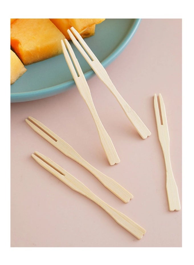 80pcs Ramadan Disposable Wooden Fruit Picks with Clear Tops ideal for homemade desserts and small fruit platters - Image 3