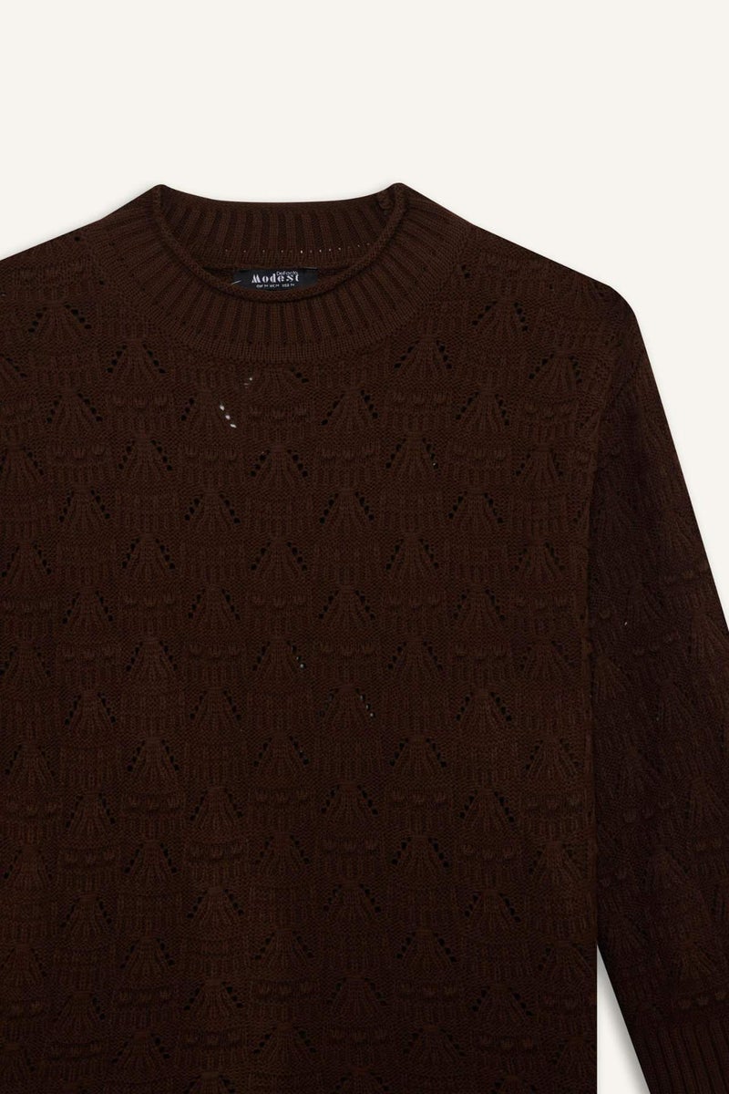 DeFacto Regular Fit Crew Neck Knitwear Tunic - Image 4