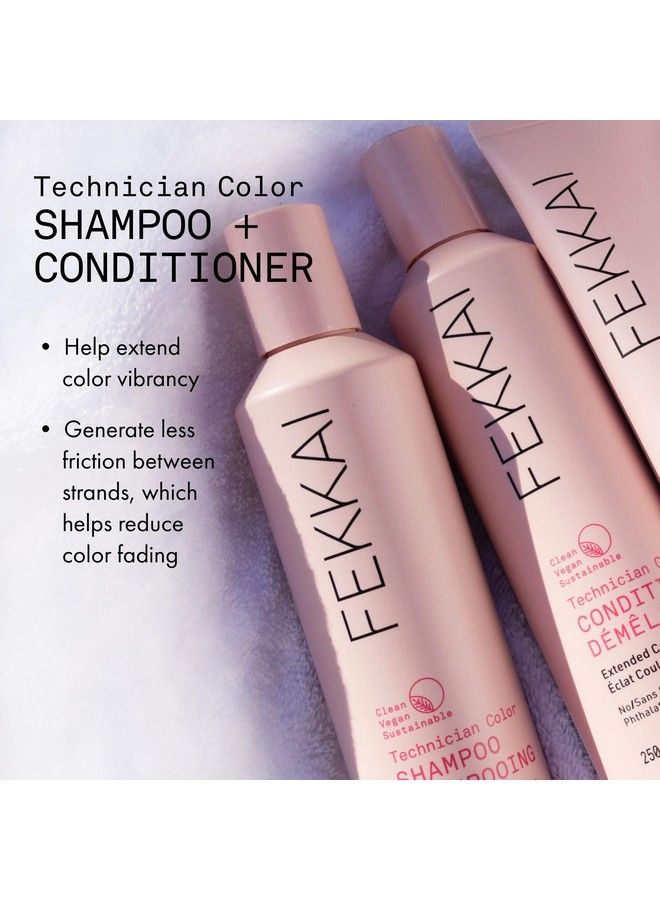 Fekkai Technician Color Shampoo + Conditioner 8.5 Oz Bottle Of Each Extends Vibrancy Of Colortreated Hair Salon Grade Ewg Compliant Vegan & Cruelty Free - Image 3