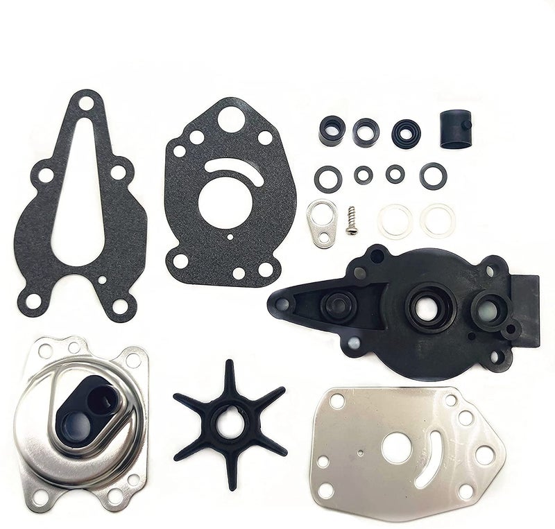 MOTOCEO 46-42089A5 Water Pump Impeller Repair Kits For Mercury Mariner MerCruiser Force Sears Outboard 6 8 9.9 10 XR10 15 HP Boat Motor Parts Replacement# 46-42089A4 42089A3 - Image 1
