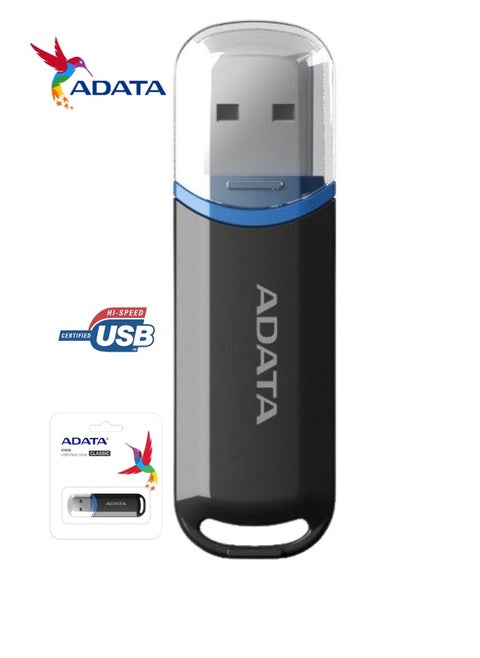 C906 Compact 8GB USB 2.0 Flash Drive | Lightweight and Fast Data Transfer | Black