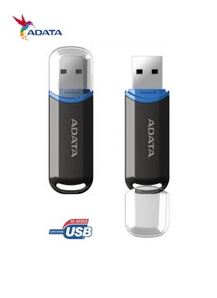 ADATA C906 Compact 8GB USB 2.0 Flash Drive | Lightweight and Fast Data Transfer | Black  - Image 3