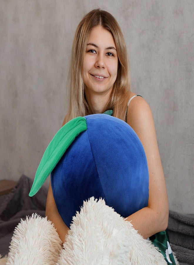 Beeveer Decorative Cute Blueberry Plush Pillow Kawaii Fruit Stuff Hugging Plushies Gift Soft Novelty Pillow Cushion Seat Decor for Gift Home Decor - Image 5