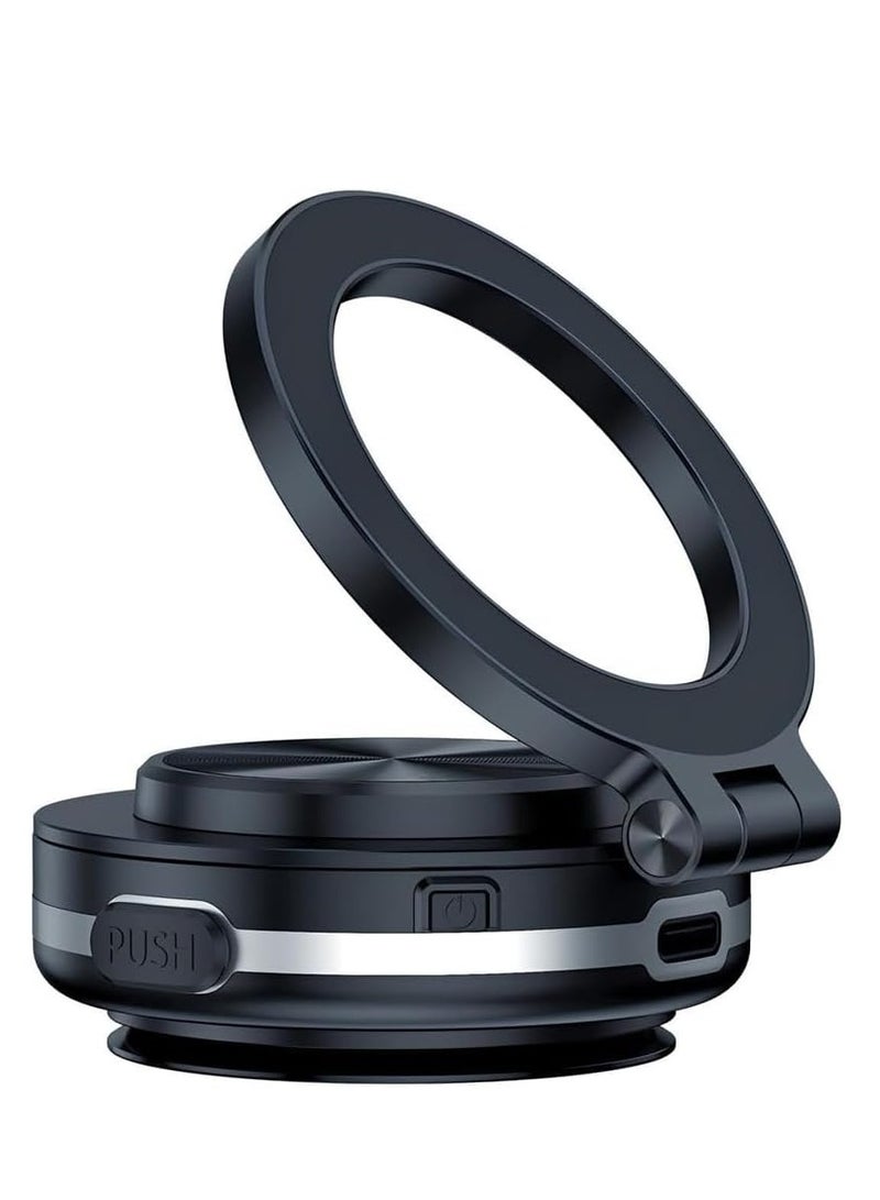 ELTRAZONE Universal Car Phone Holder Mount for iPhone 16 Pro – 20 Strong Magnets with 360° Rotation (Black) - Image 1