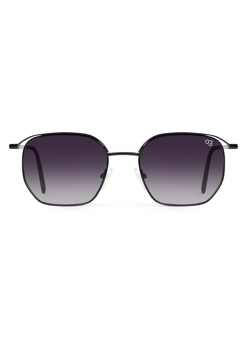 Woggles UV- Protected  Copper Hexagonal Sunglasses  - Image 3