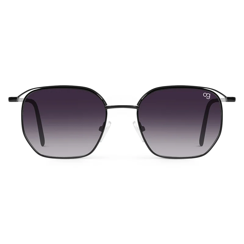 Woggles UV- Protected  Copper Hexagonal Sunglasses