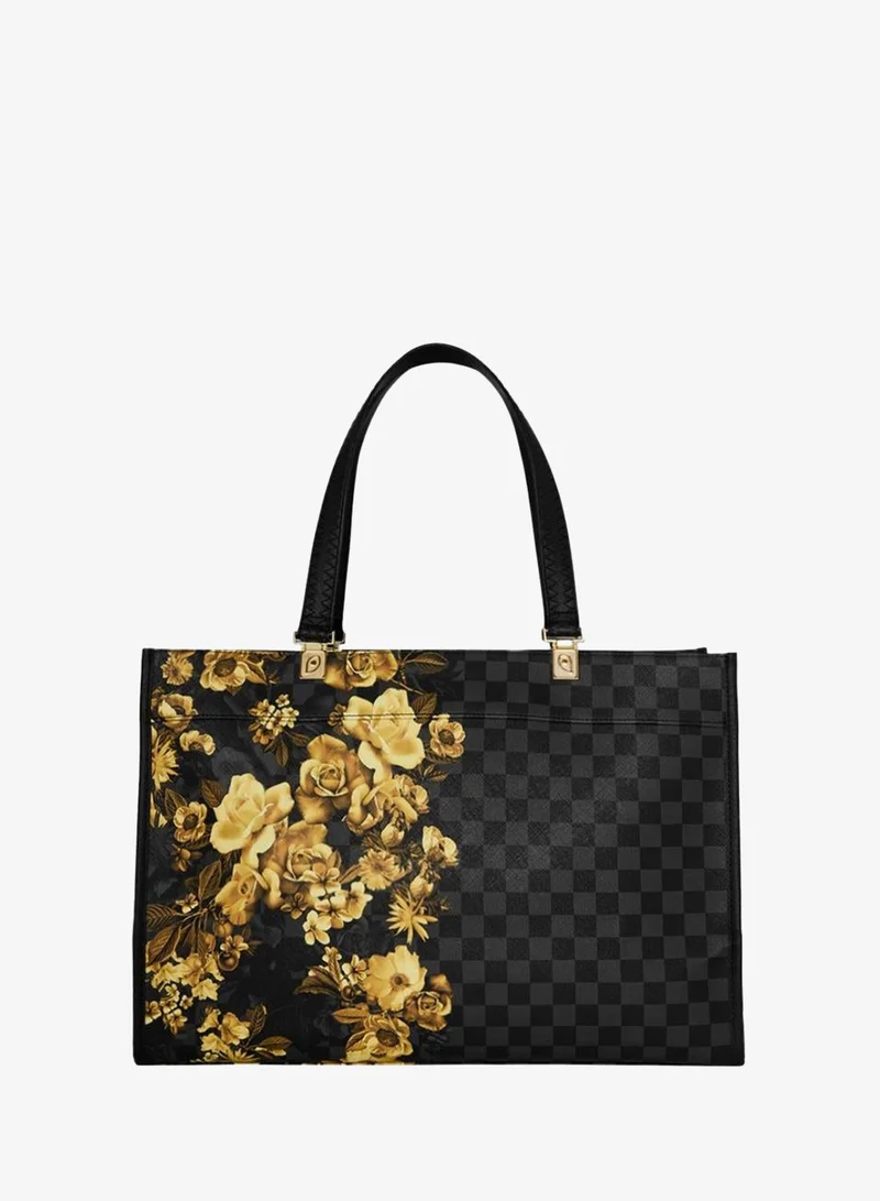 SPRAYGROUND  GOLD FLORAL REMIX TORTUGA TOTE for Women | Best Price UAE