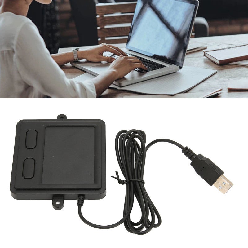 Wired USB Touchpad: 2 Button Design High Sensitivity Trackpad - Multifunctional Plug Play Trackpad for Windows Home Office Business Trip Use - Image 3