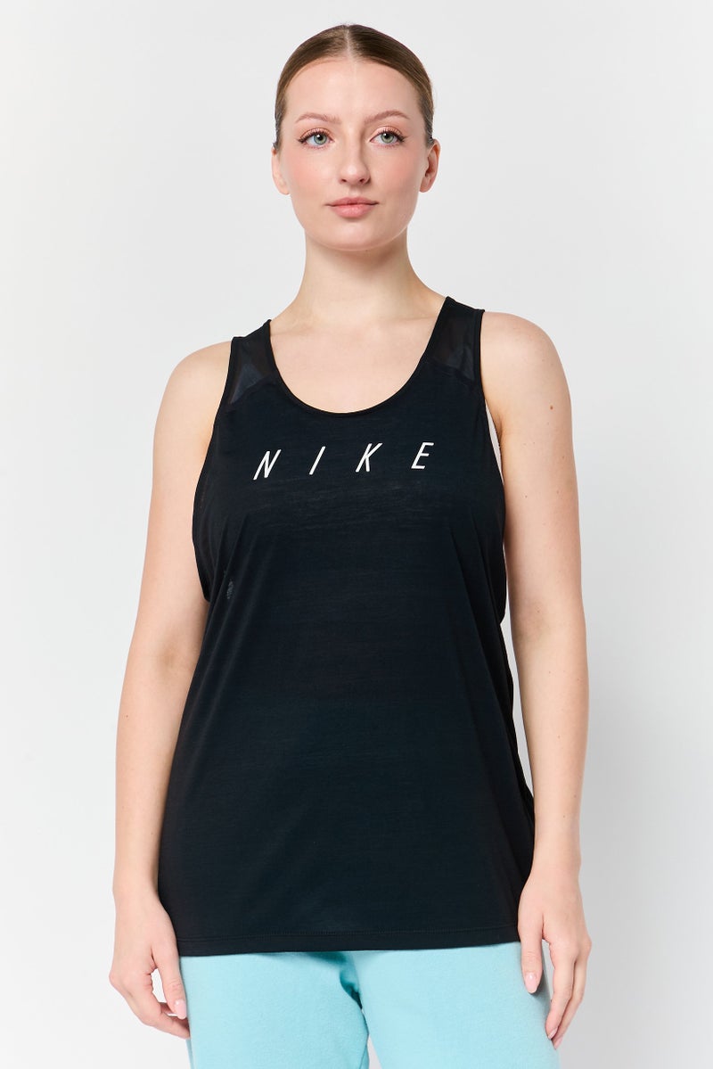 Nike Women Sportswear Fit Sleeveless Training Tank Top, Black - Image 1