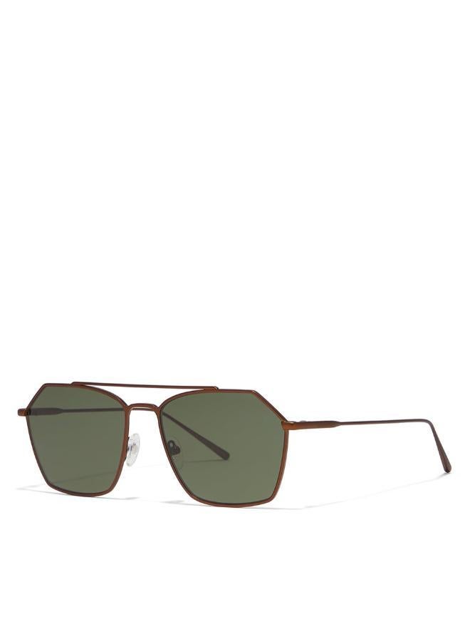 30Sundays FIGARO II,Men Sunglasses, Aviator Sunglasses, UV Protection: UV400 (Brown,Green) - Image 1