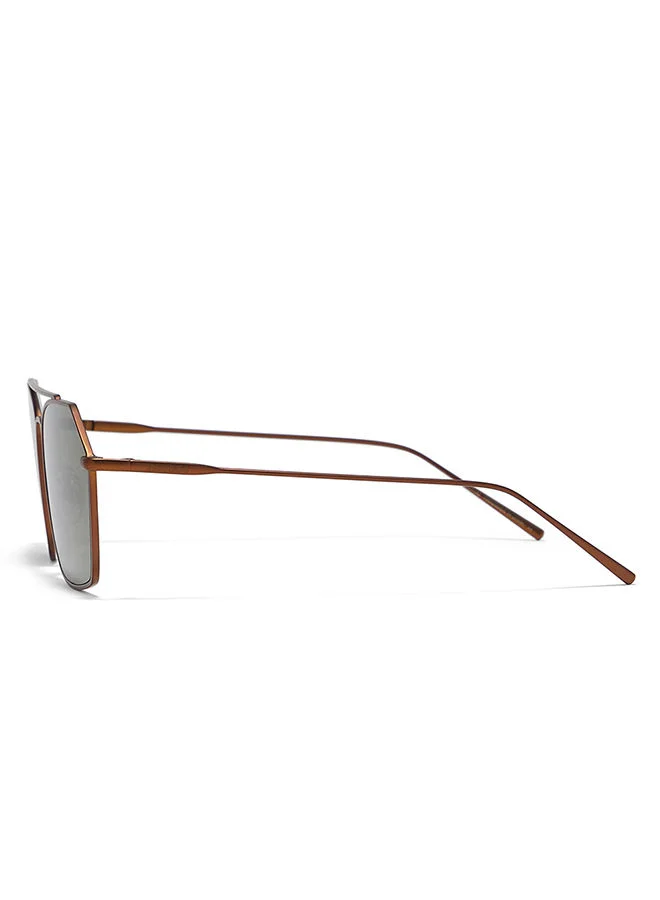 30Sundays 30Sundays FIGARO II,Men Sunglasses, Aviator Sunglasses, UV Protection: UV400 (Brown,Green)