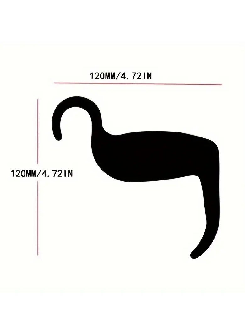 ORiTi 1 قطعة من قوالب تحديد محيط الوجه المنحنية من بيرفكت، أدوات مكياج، بطاقة تحديد العيون، مكياج الوجه، مكياج الخدود، مكياج الأنف، مكياج العارضات، إكسسوارات مكياج الجمال - Image 4