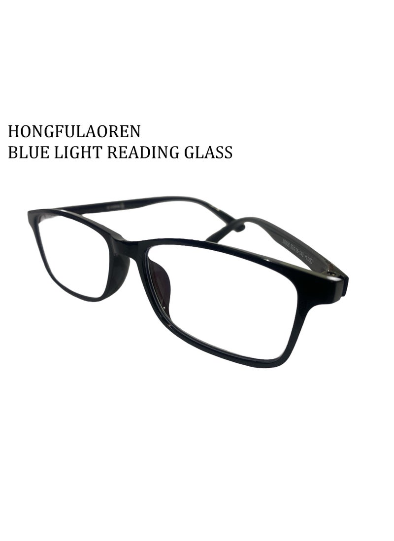 Generic - HONGFULAOREN BLUE LIGHT READING GLASSES POWER +1.75 BLACK UNISEX - Image 1