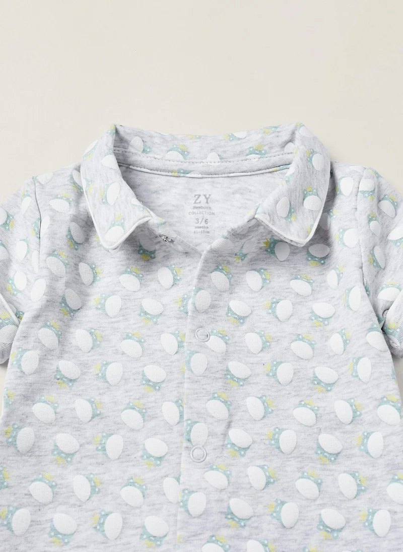 Zippy Zippy Short Sleeve Jumpsuit for Newborns Frogs