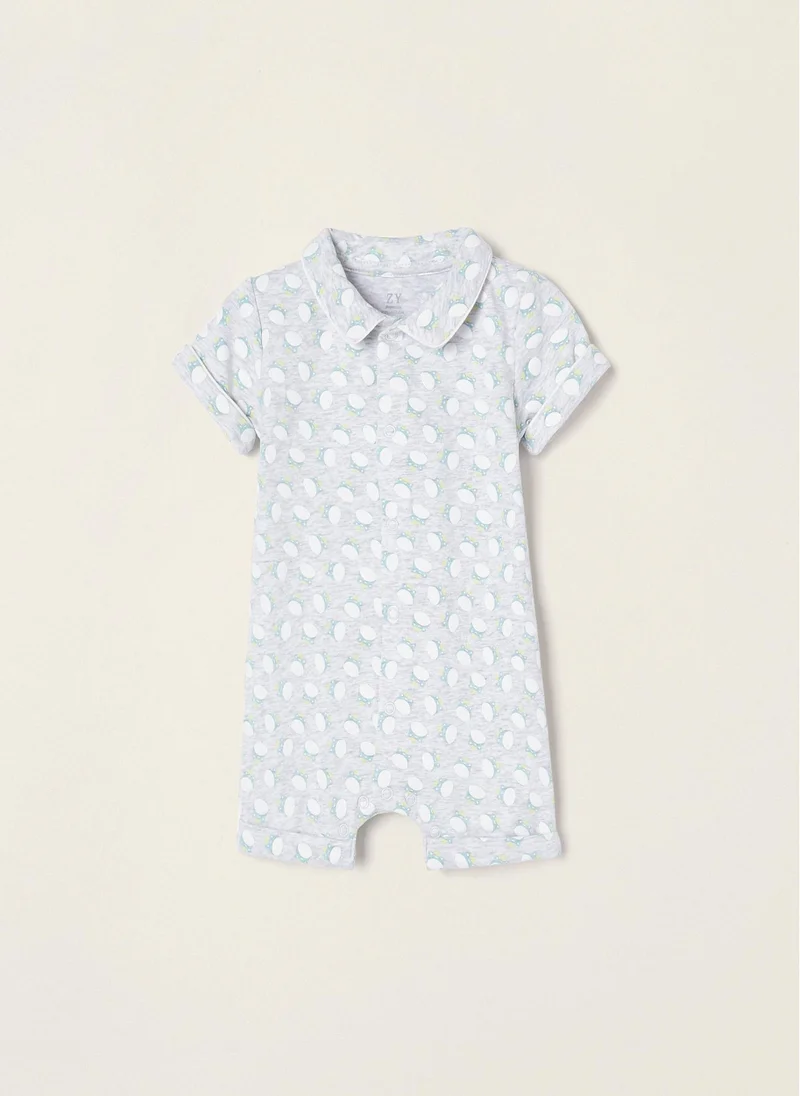 Zippy Zippy Short Sleeve Jumpsuit for Newborns Frogs