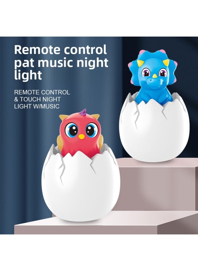 Product Simulation Dinosaur Egg Creative Remote Control Toy Tyrannosaurus Rex Night Light Children's Toy Animal Model-Color:Snake  - Image 3