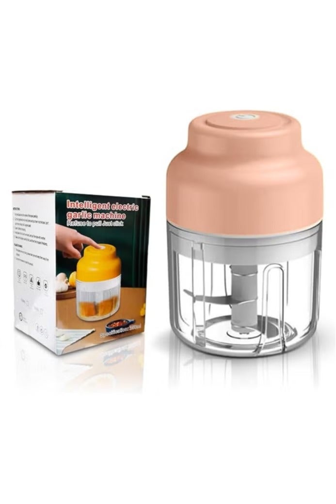 Chopper Electric Garlic Machine 250ML Mini Chopper 3 Blades  - Image 1