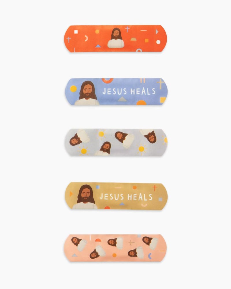Be A Heart Original Jesus Heals Bandages, Kids Adhesive Bandages, Band-Aid for Kids (2 Bandage Tins) - Image 5