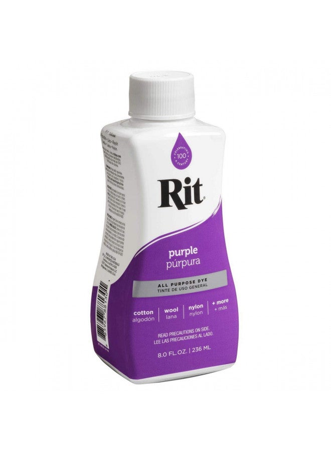 Rit Dye Rit Dye Rit All Purpose Liquid Dye, 236ml, Purple, 8 Fl Oz