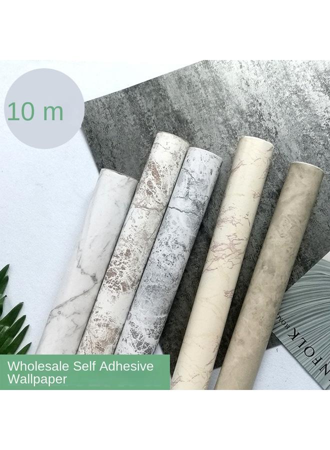 Bluejw Kitchen Wallpaper Self-adhesive Bedroom Self-adhesive Table Wardrobe Moisture-proof Sticker Marble Tile Self-wallpaper Dormitory - Image 2