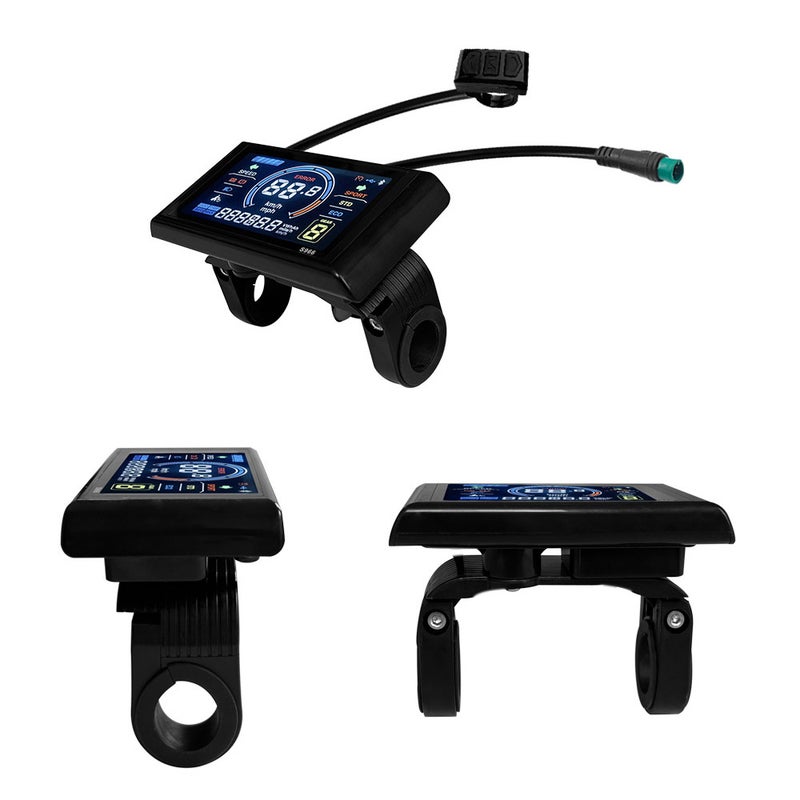 24-72V Ebike LCD Display 5Pins LCD-S966 Smart Color Screen Waterproof Mountain Bike Control Panel Used For No. 2 Protocol Controller  Waterproof Connector - Image 4