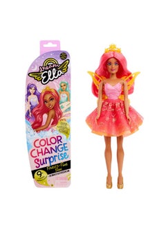 MGA Entertainment MGA Entertainment Dream Ella Color Change Surprise Fairies Celestial Series Doll - Yasmin Sun Inspired Fairy with Iridescent Sparkly Wings & Purple Hair, Great Gift, for Kids Ages 3, 4, 5+ (585121)  - Image 1