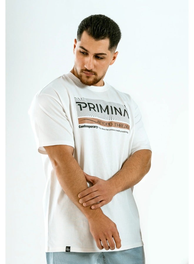 Primina Oversized Men T-Shirt -Contemporary - Image 3