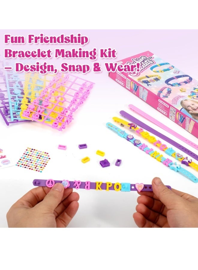 Art & Craft Kits for Kids, DIY Friendship Bracelet Making Kit for Girls, Jewelry Making with Charm & Sticker, Birthday Gifts for Ages 4-12, Toy for Ages 4, 5, 6, 7, 8, 9, 10, 11, 12 Years Old - Image 3