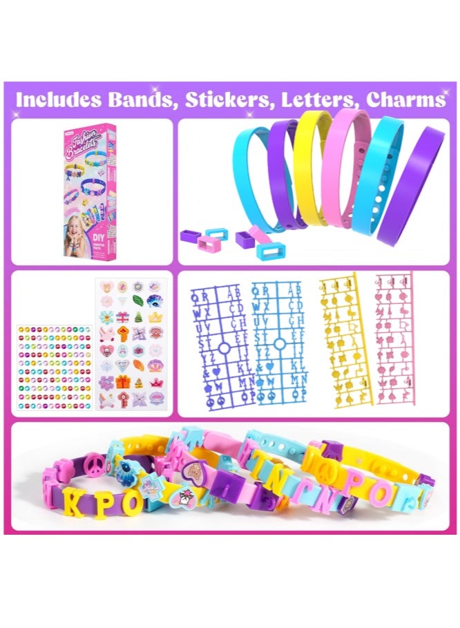 Art & Craft Kits for Kids, DIY Friendship Bracelet Making Kit for Girls, Jewelry Making with Charm & Sticker, Birthday Gifts for Ages 4-12, Toy for Ages 4, 5, 6, 7, 8, 9, 10, 11, 12 Years Old - Image 5
