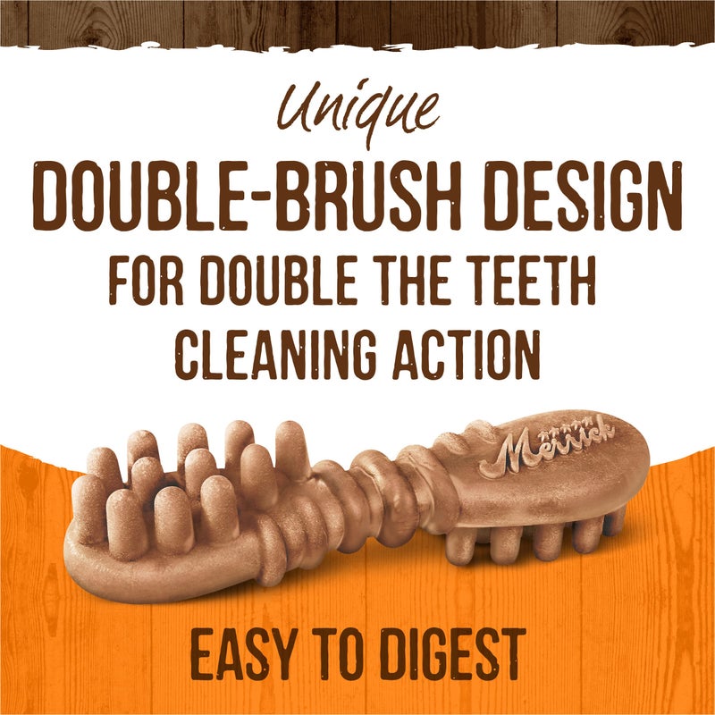 Merrick Fresh Kisses Natural Dental Chews, Treats Infused with Pumpkin and Cinnamon for Tiny Dogs 5-15 Lbs - 21 oz. Bag - Image 4