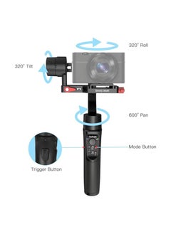 hohem Hohem iSteady-Multi Gimbal for Compact Camera 3-Axis Handheld Gimble Stabilizer for Sony RX100M7/6/5/4/3 RX0 II Gopro & Osmo Action Camera and Smartphone 3 in 1 Gimbal Stabilizer  - Image 4