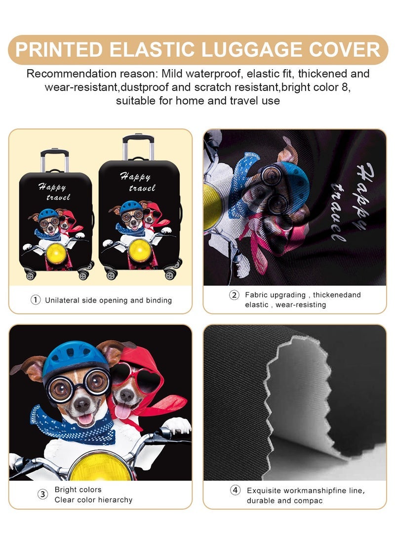 URbazaar Elastic Travel Luggage Cover Travel Suitcase Protective Cover for Trunk Case Apply to 18-30 inch luggage Suitcase Cover - Image 5