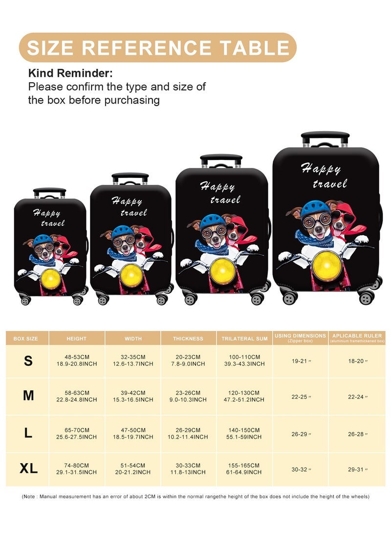 URbazaar Elastic Travel Luggage Cover Travel Suitcase Protective Cover for Trunk Case Apply to 18-30 inch luggage Suitcase Cover - Image 4