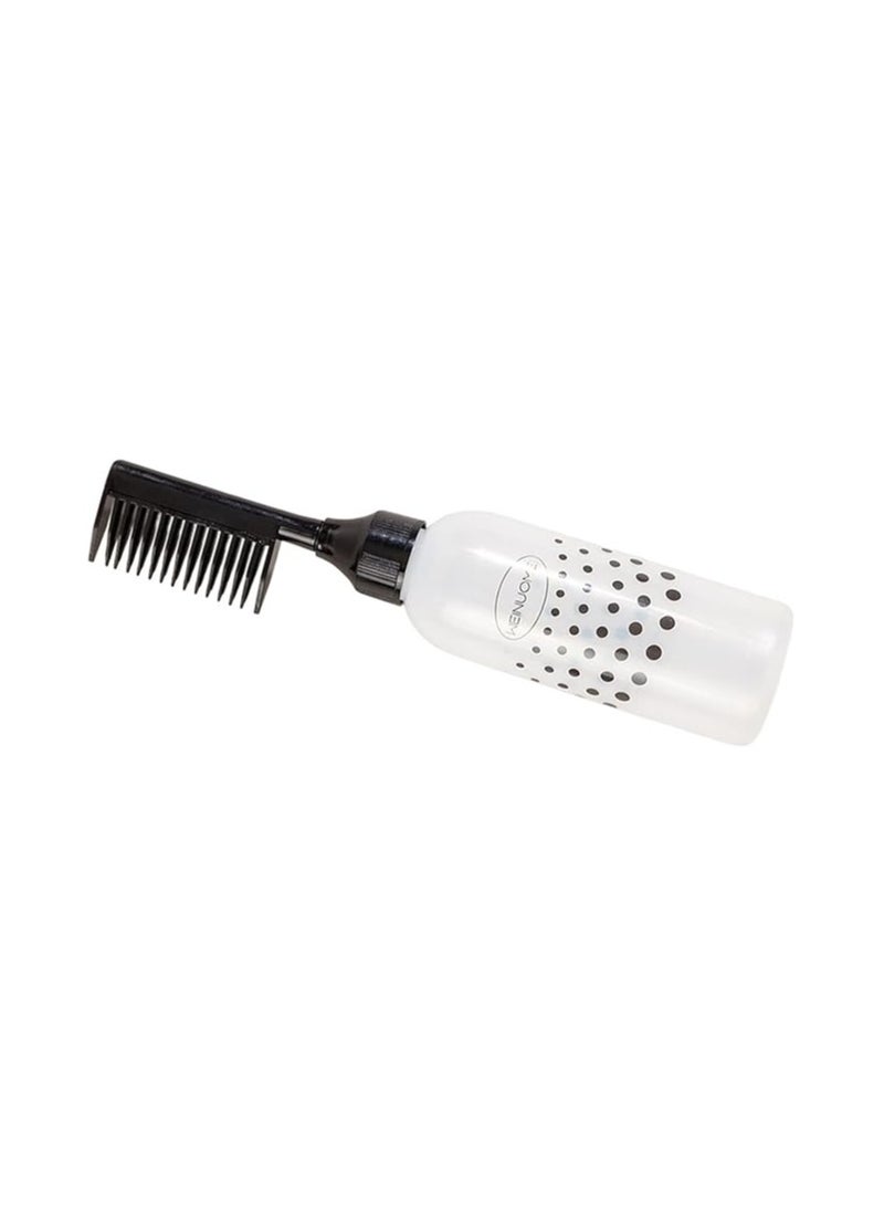 Generic Hair Dye Brush with Bottle – For Mixing and Applying Dye to Hair and Roots – Ideal for Salons – Black Color - Image 3
