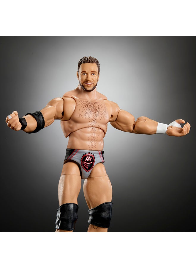 WWE Mattel WWE Ultimate Edition Action Figure & Accessories, 6-inch LA Knight Collectible Set, Swappable Heads & Hands, 30 Articulation Points  - Image 5