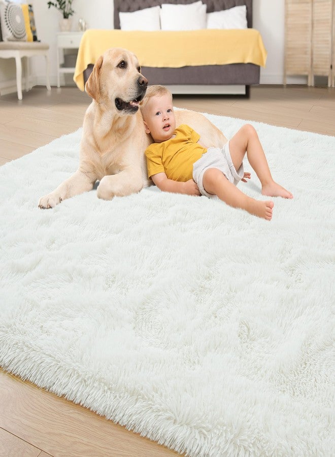 Tepook Super Soft Fluffy Rugs for Living Room 8 x 10 Inch Bedroom Modern Shaggy Rug for Kids Plush Rug Indoor Nursery Home Decor Rug - Image 4