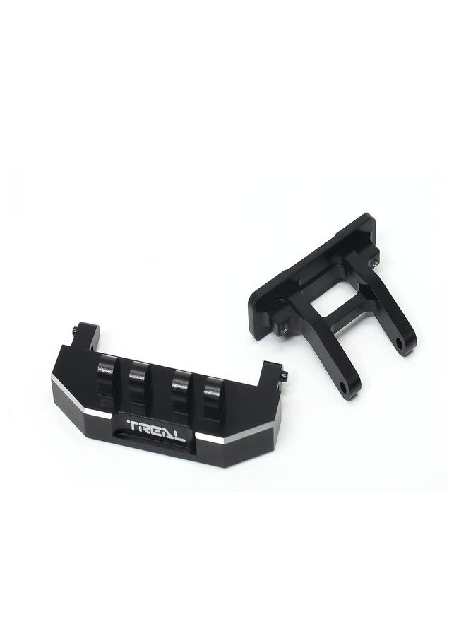 TREAL Aluminum 7075 Rear Bumper Mount for Axial SCX24 Deadbolt AXI90081 1/24 RC Crawler Car Upgrade Parts (Black) - Image 1