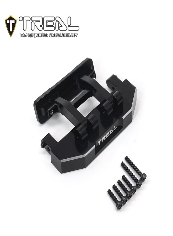 TREAL Aluminum 7075 Rear Bumper Mount for Axial SCX24 Deadbolt AXI90081 1/24 RC Crawler Car Upgrade Parts (Black) - Image 3