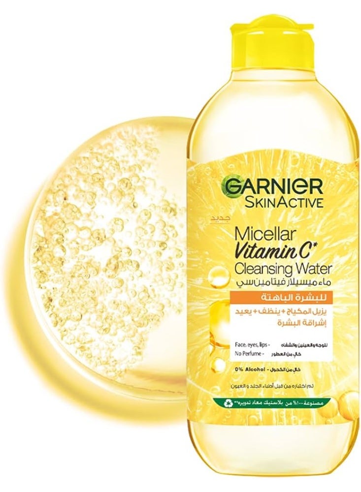 Skin Active Micellar Vitamin C Cleansing Water 400 ml