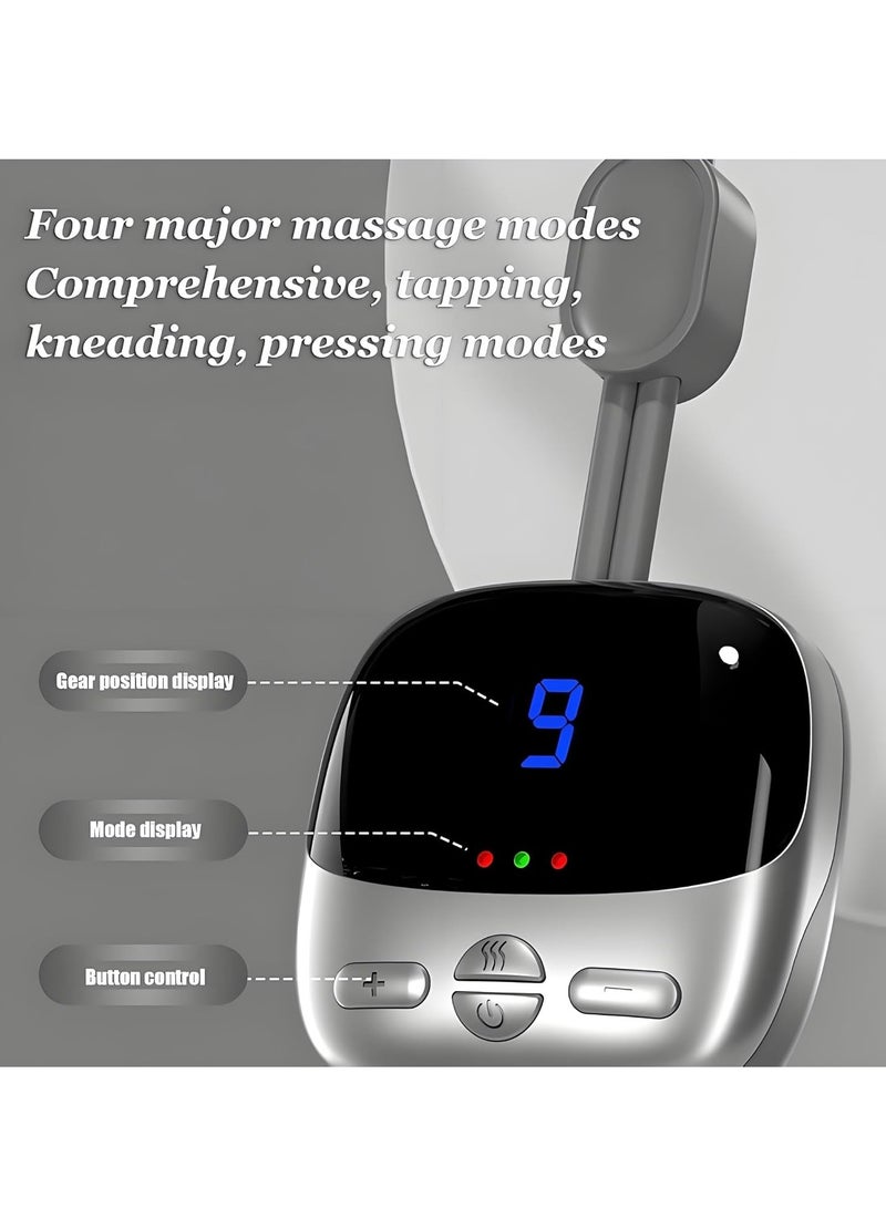 Arabest Comfort Massager, 2025 New Mini Portable Electric Neck and Back Shoulder Massager Device, with Heat for Pain Relief Muscle Deep Tissue，Suitable for Home, Travel(Black) - Image 2