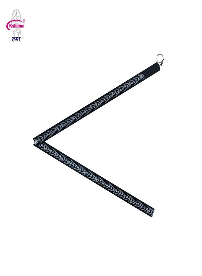 Kshama LN2 Measuring Stick 100 CM | Foldable PVC Stick for Liquid Nitrogen Level Check in AI Containers Veterinary Tool (1 Piece) - Image 3