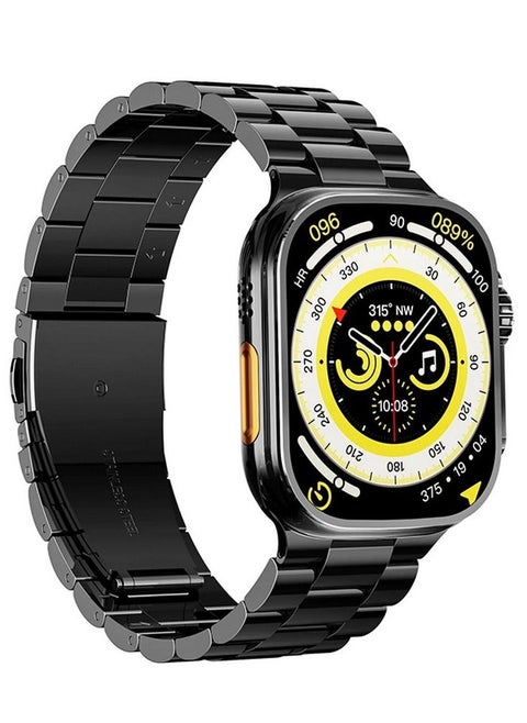 Smart Watch Ultra Series 9 Stainless Steel Band High Quality 49mm Dial With Water Resistant & Health Fitness Tracker Sport Watch With Message And Call Receive Feature WS9ULTRA  Smart Watch