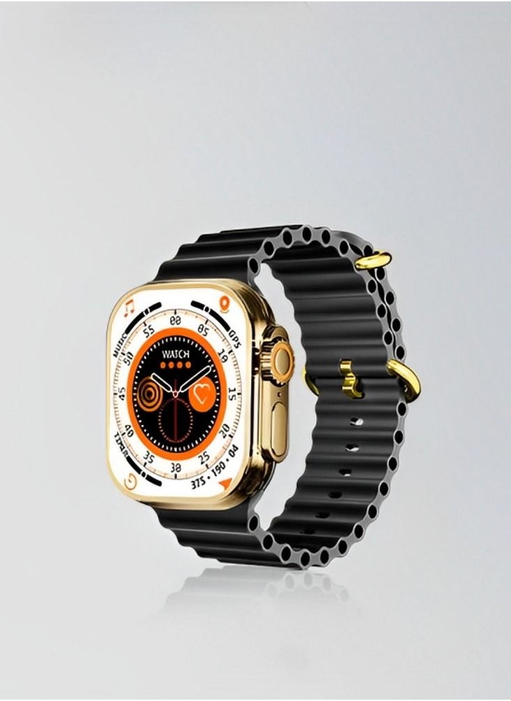Generic - Smart Watch Ultra Series 9 Stainless Steel Band High Quality 49mm Dial With Water Resistant & Health Fitness Tracker Sport Watch With Message And Call Receive Feature WS9ULTRA  Smart Watch - Image 1