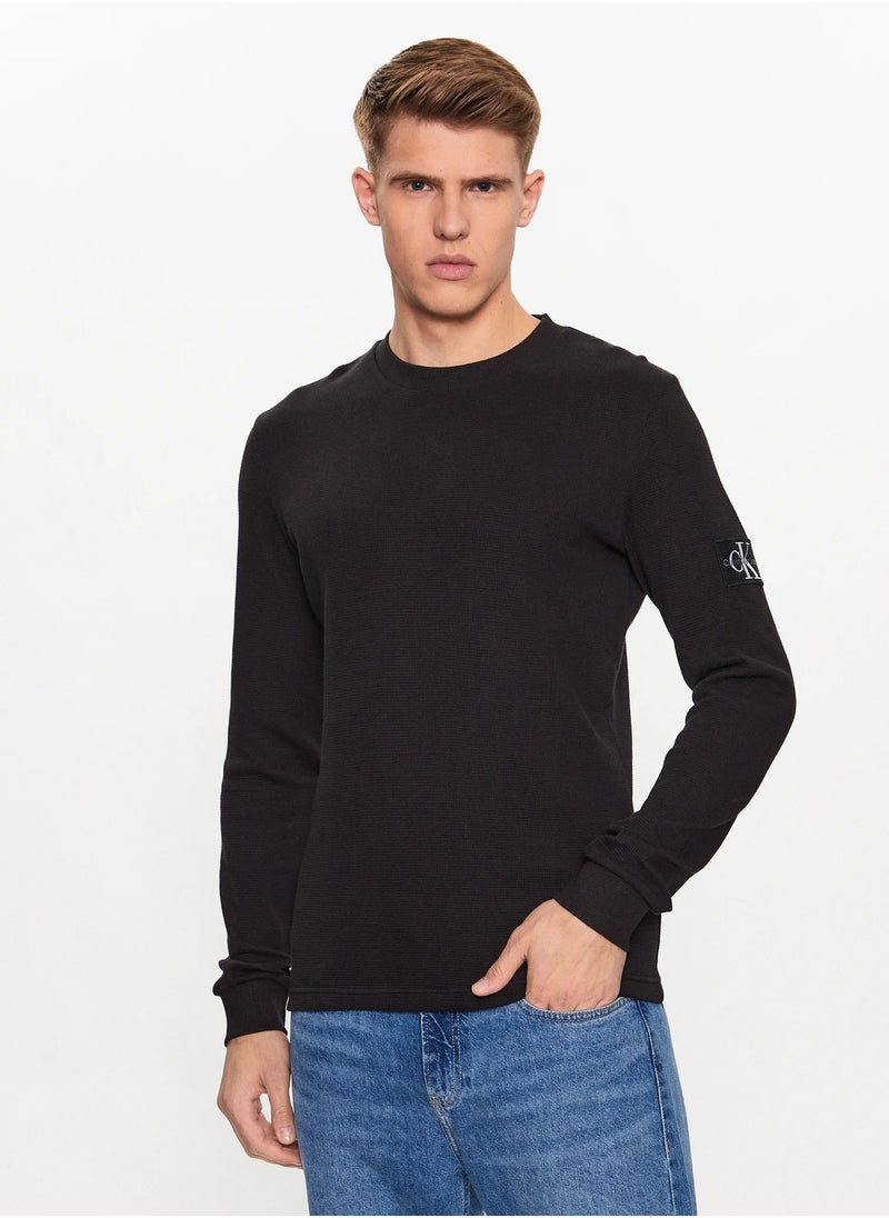 Calvin Klein Jeans Long Sleeve Crew Neck T-Shirt  - Image 1