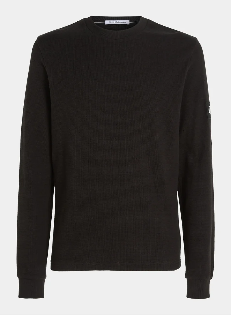 Calvin Klein Jeans Long Sleeve Crew Neck T-Shirt