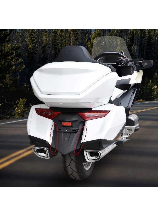 VEISUTOR VEISUTOR Rear Fender Mud Splash Guards for Honda Goldwing GL1800, Motorcycle Mud Flaps for Gold Wing 2018-2024 Accessories  - Image 5