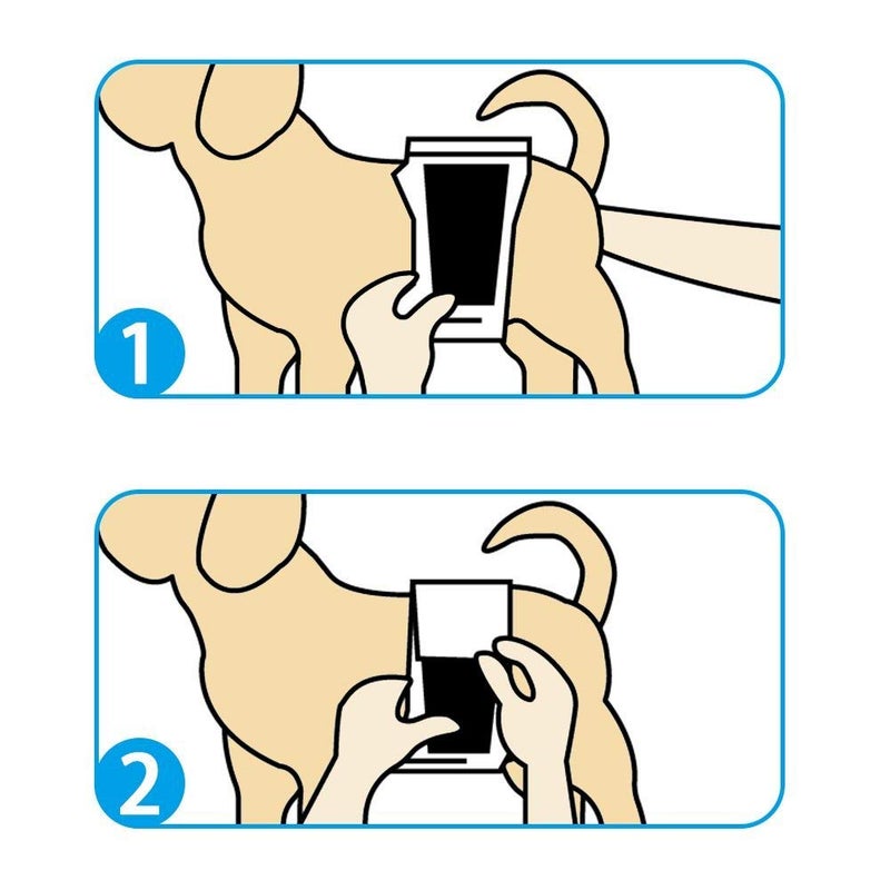 Dono Disposable Male Wraps Dog Diapers Super Absorbent Soft Male Dog Wraps, Including 4 Sizes, Extra Small, Small, Medium, Large, Pet Diapers Dogs Cats (M 10count) - Image 4