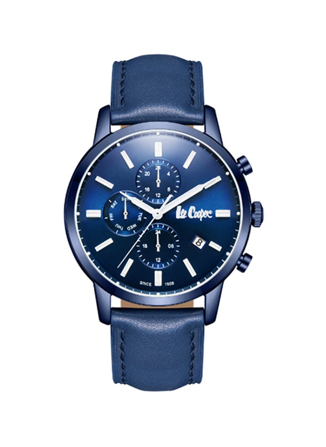 Lee Cooper Men Multi Function Dark Blue Dial Watch - LC08085.999  - Image 1
